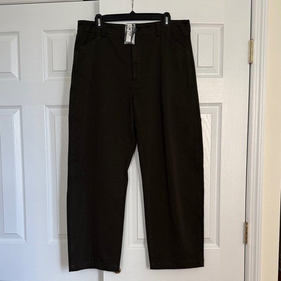 Madewell Pants - Madewell Women’s Dark Green Chinos Size 32